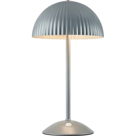 Lampe de table metal gris abat jour plisse g9 2 lumieres - markslojd - zin 225301224 225301224 225301224 (1/3)