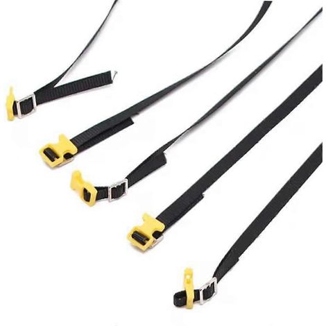 Lot de 5 cordes pour porte-bagages de toit de voiture RC 1/10 SCX10, jaunes (1/5)