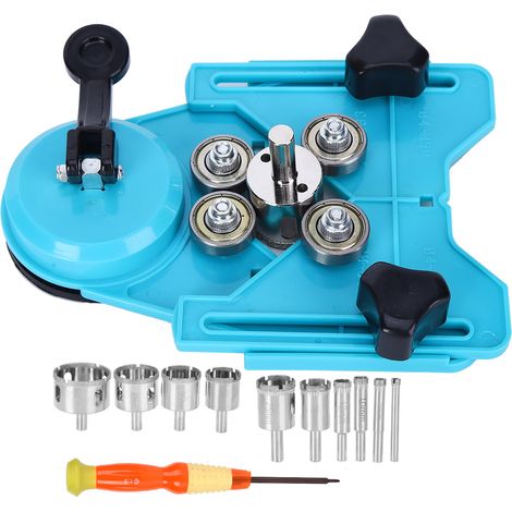 Set de scies cloches diamantées pour percer carrelage, fibre de verre, granit – outils de forage pour céramique (1/5)