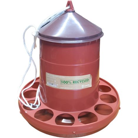 Mangeoire plastique recyclé 2 kg pour volailles - Gasco (1/3)