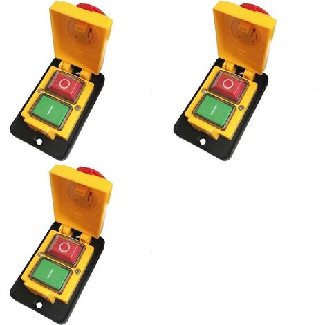 interrupteurs à bouton d'arrêt d'urgence électromagnétiques triphasés DZ05 à 7 broches 400 V IP55 (1/5)