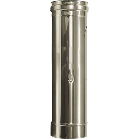 Canna fumaria parete doppia coibentata inox elemento fumi dn 350/400 Lunghezza 0,5 mt.