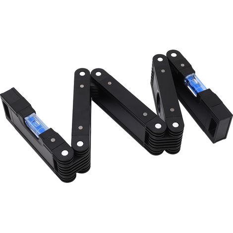 Règle à niveau polyvalente repliable en alliage d'aluminium 4 bulles multi-angle précise outil de mesure pliable (1/5)