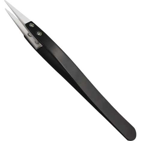 Keramik-Lötpinzette, hitzebeständig bis 1600°C / 3000°F, nichtleitend, ideal für Elektronikreparaturen, Schmuckherstellung, Computerarbeiten und mehr. (1/5)