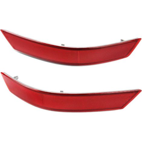 Lentille de RéFlecteur de LumièRe Rouge pour Pare-Chocs ArrièRe pour Classe ML W164 ML320 ML350 ML 5501648200374 1648201574 (1/4)