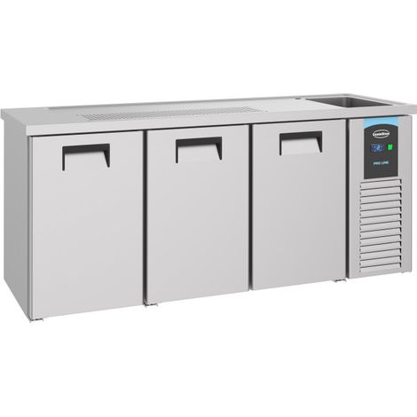 Refroidisseur de Boisson Avec Evier à Droite - 3 Portes - Combisteel (1/5)