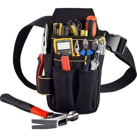 Sac à outils de ceinture professionnel, double épaississement imperméable (1/4)