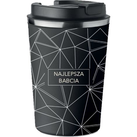 Tazza termica nera premium IL MIGLIOR regalo per la NONNA KT161 (1/5)