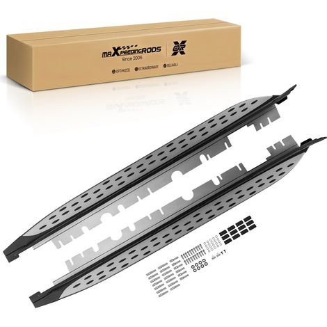 Trittbretter Schweller for Mercedes GLB X247 2019-2024 Aluminium ABS Schwarz