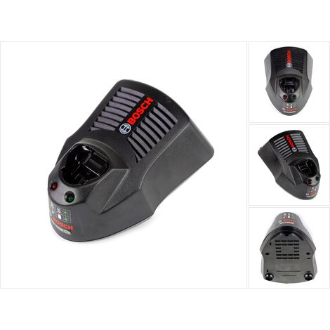 Chargeur rapide 12V Li-Ion pour batteries Bosch – Temps de charge 30-45 min – Compatible avec batteries 10,8V à 12V – 500g (1/5)