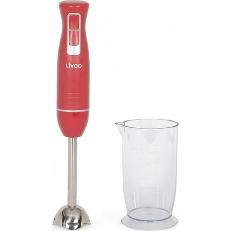 Mixeur plongeant – DOP245R – 400W, 2 lames, acier inoxydable, 2 vitesses, bol inclus, 16 000 tours/min, pied amovible (1/4)