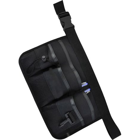 Sacoche de Ceinture pour Outils de Jardinage en Noir - Rangement Pratique et Fonctionnel -KZQ (1/4)