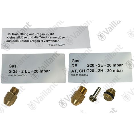 VAILLANT Juego de conversión VGR 70/3 X u.w. Vaillant-Nr. , 0010042273