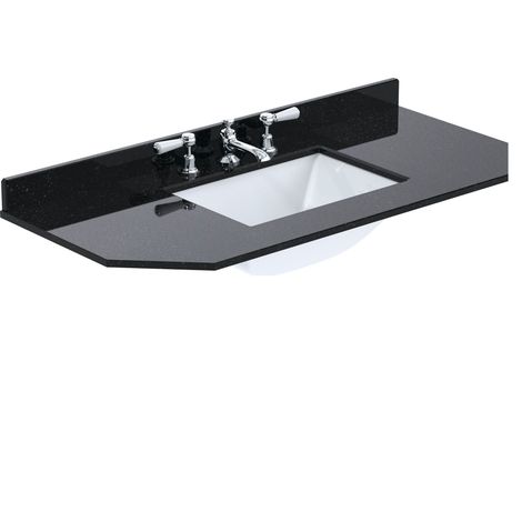 1000 SINGLE BOWL ANGLED MARBLE TOP 3TH