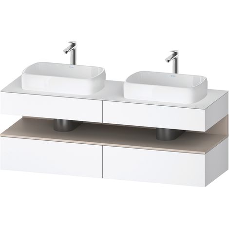 Duravit Collection One Meuble sous-vasque sur console, 2 tiroirs,