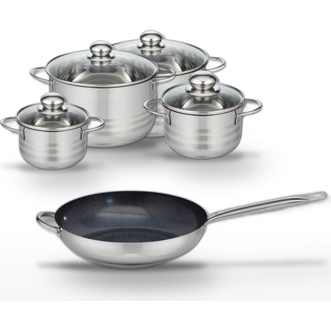 Lot Poêle 32cm & 4 Faitouts Elo Profi Therm Platinum (1/5)