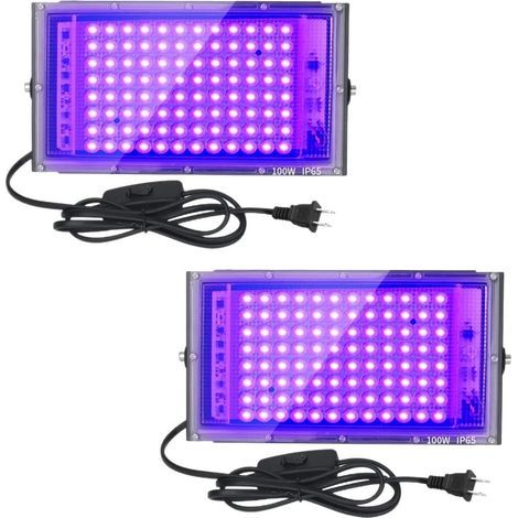 100W UV LED Projector – Waterproof – Suitable for aquariums, parties and other lighting applications. (1/5)