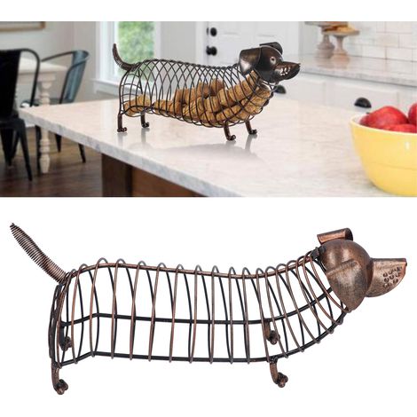 Metallbehälter für Weinkapseln – Aufbewahrungsbehälter aus Eisen im europäischen Stil (33 cm) (1/5)