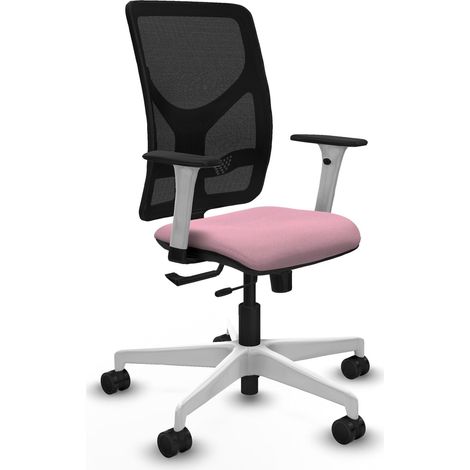 Chaise de bureau piqueras y crespo Motilla blanc mousse épaisse (1/2)