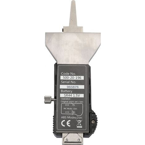 Jauge de profondeur de pneu intégrée en acier inoxydable, 0-25 mm, 0,01 mm, avec affichage numérique. (1/4)