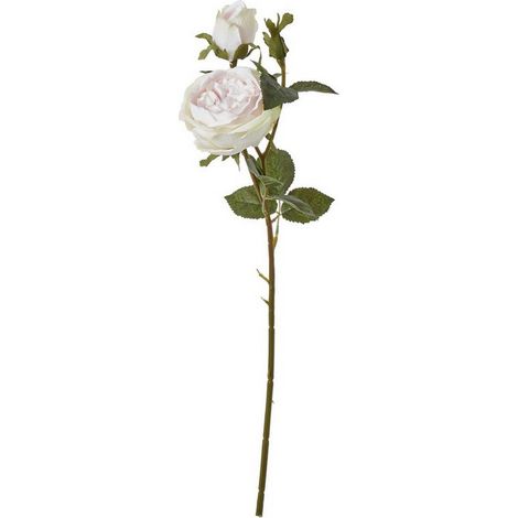 The Natural Garden Collection Charity Rose (Single Stem Flower) - Plastic - Height 58 cm - Pink