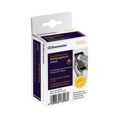 Soennecken Reinigungstuch Büroreiniger Verwendung für Produkt: Tastaturen, Tele Packungsmenge: 10 St./Pack. (1/5)