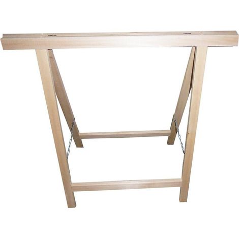 Cavalletto in legno pieghevole 75x75cm. pieghevole. universale (1/4)