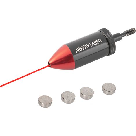 Dispositif de visée laser pour flèches avec queue filetée, calibrateur laser en cuivre, calibrateur de visée pour arc et flèches (1/5)