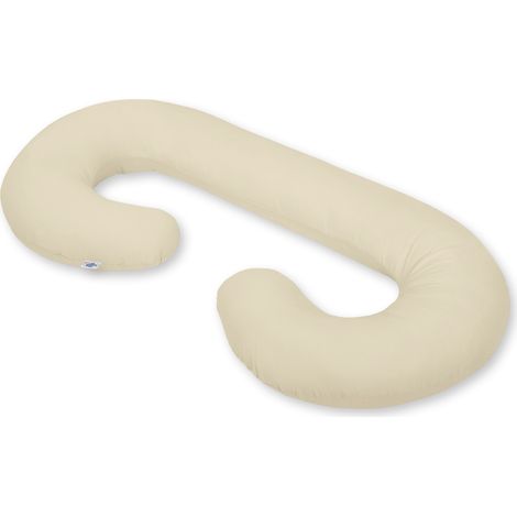 Almohada de embarazo tipo C, funda extraíble para embarazadas, para lactancia - beige (1/4)