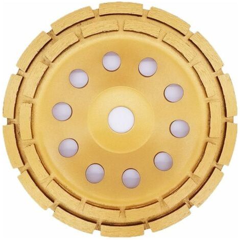 VURAHOME - Meule diamantée 180 x 22 mm - Meule diamantée turbo pour béton, granit, pierre, marbre, maçonnerie, brique, etc. (1/5)