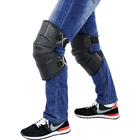 Genouillères chaudes en cuir et laine de 35 cm pour moto, coupe-vent et résistantes au vent, unisexes. (1/4)