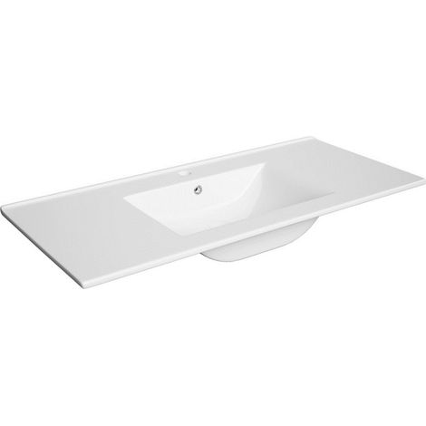 Naturel Lavabo 101x46cm pour meuble Naturel Modena, avec trop plein (M10046) (1/5)