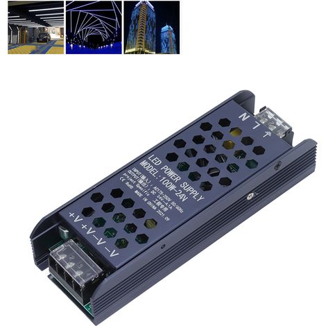 Alimentation à découpage magnétique 100 W, pleine puissance, bande magnétique noire, pour éclairage magnétique, AC175-250 V/24 V (1/5)