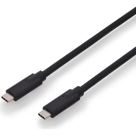 Digitus Cable USB-C Macho USB-C de 24 pines Macho Negro USB-C de 24 pines 1 m (1/3)