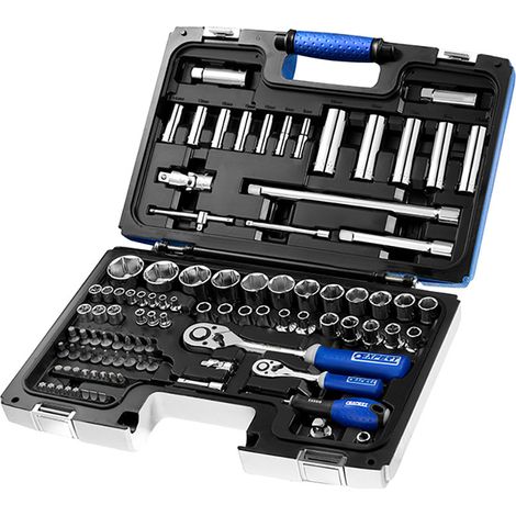 Britool Socket Set 98 Piece Mixed Drive 1/4 &