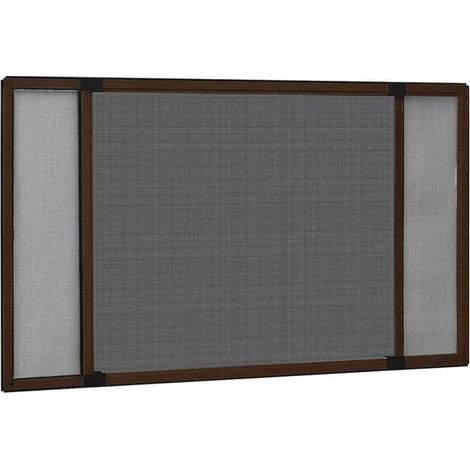 Moustiquaire Rétractable - Cadre Aluminium - Toile Fibre De Verre - Pour Fenêtre Avec Store Enrouleur - 75 À 143 X 50 Cm - 1 Pièce (1/5)