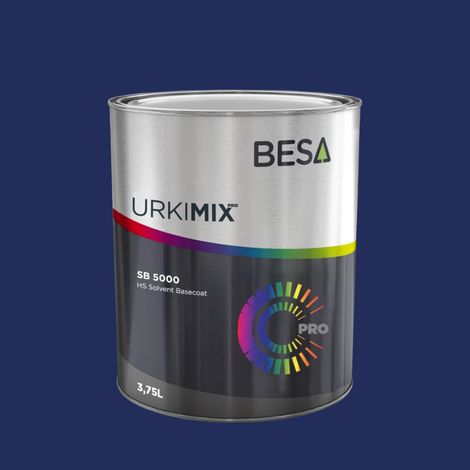 Pot de peinture Polyuréthane / bi composant Bleu Nocturne RAL 5022 Brillant - 1 kg