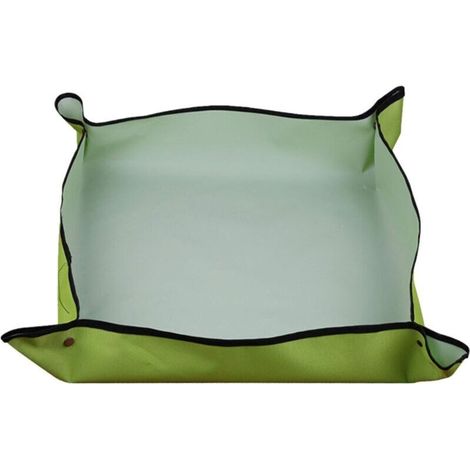 Tappetino quadrato impermeabile per piante, adatto sia per interni che per esterni – 75 x 75 cm – ideale per rinvasare e innaffiare in modo sicuro.