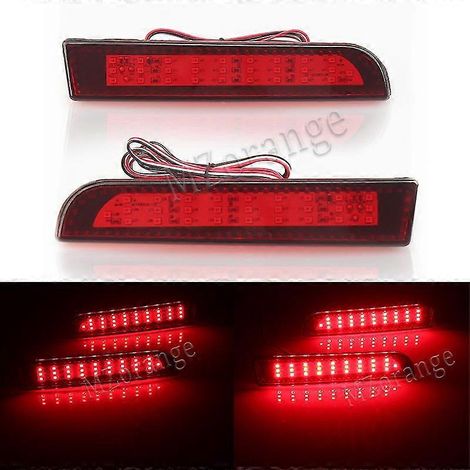 Feu stop arrière à réflecteur LED pour Mitsubishi Lancer 2008-2014 Evo Evolution Outlander Sport, lentille rouge, accessoires auto - Type 2 (1/5)