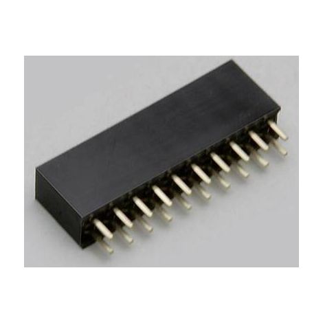 TRU COMPONENTS Barrette femelle (standard) Nbr de rangées: 2 Nombre de pôles par rangée: 8 TC-2506299 1 pc(s) Q205252 (1/2)