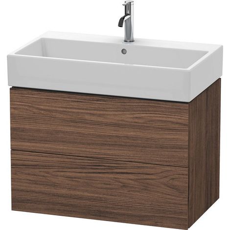L-CUBE mobile lavabo 544x784x459mm noce scuro