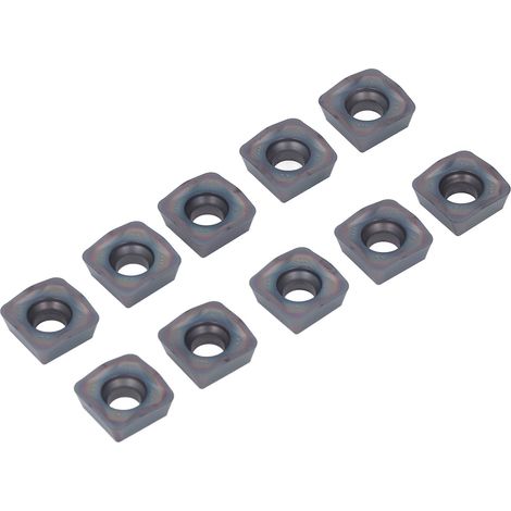 10 plaquettes de tournage en carbure pour tour CNC, outils de coupe du bois et du métal (1/5)