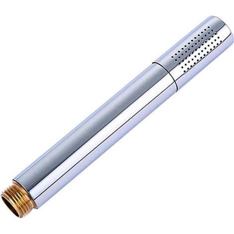 Mini pommeau de douche universel en laiton chromé (rond) (1/5)