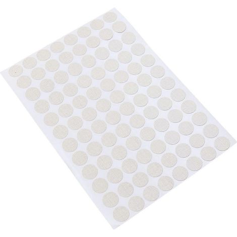 96 pièces/feuille Cache-trous de vis étanches et antidérapants, autocollants décoratifs de 15 mm (064) (1/4)