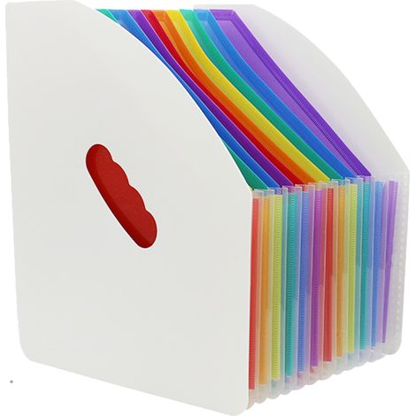 Classeur À Accordion - Classeur De Documents A4 Avec Séparateurs Intérieurs - Pour Bureau École Maison - 1 Pièce (1/5)