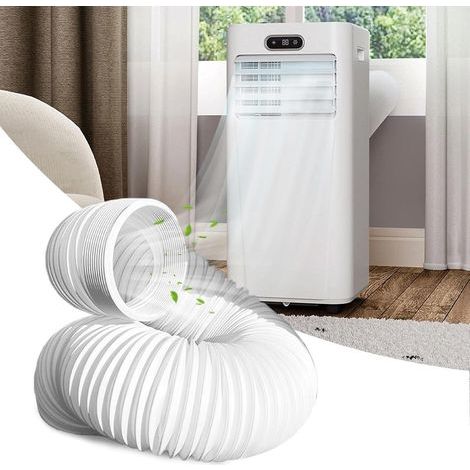 Rallonge Tuyau Climatisation. 130MM Tuyaux Évacuation Étanches Climatiseur. Rallonge Tuyau Réglable Climatiseur Portable. Rallonges Tuyaux Climatiseurs Portables. pour Accessoires Climatiseurs (1/5)