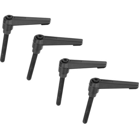 boutons de machine en métal, poignée de fixation réglable, filetage mâle M8 (60 mm) (1/5)