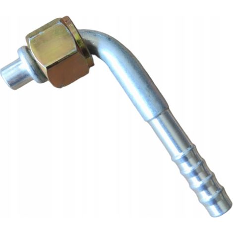 Anschluss für Klimaanlagenschläuche, 90° Winkel, G6 Aluminium (1/5)