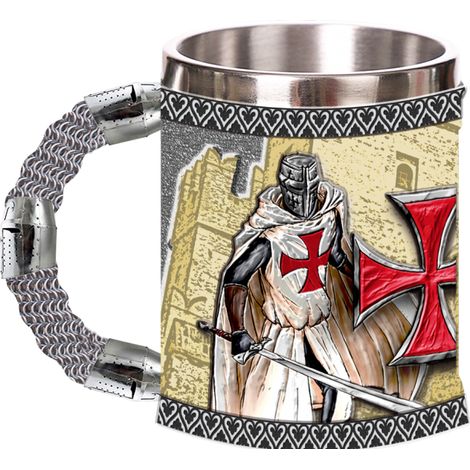 Taza Resina Templaria Knight