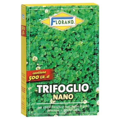 Florand Sementi Prato Trifoglio Nano - 500 g - Copre 50 mq